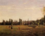 卡米耶 毕沙罗 : La Varenne-Saint-Hilaire, View from Champigny